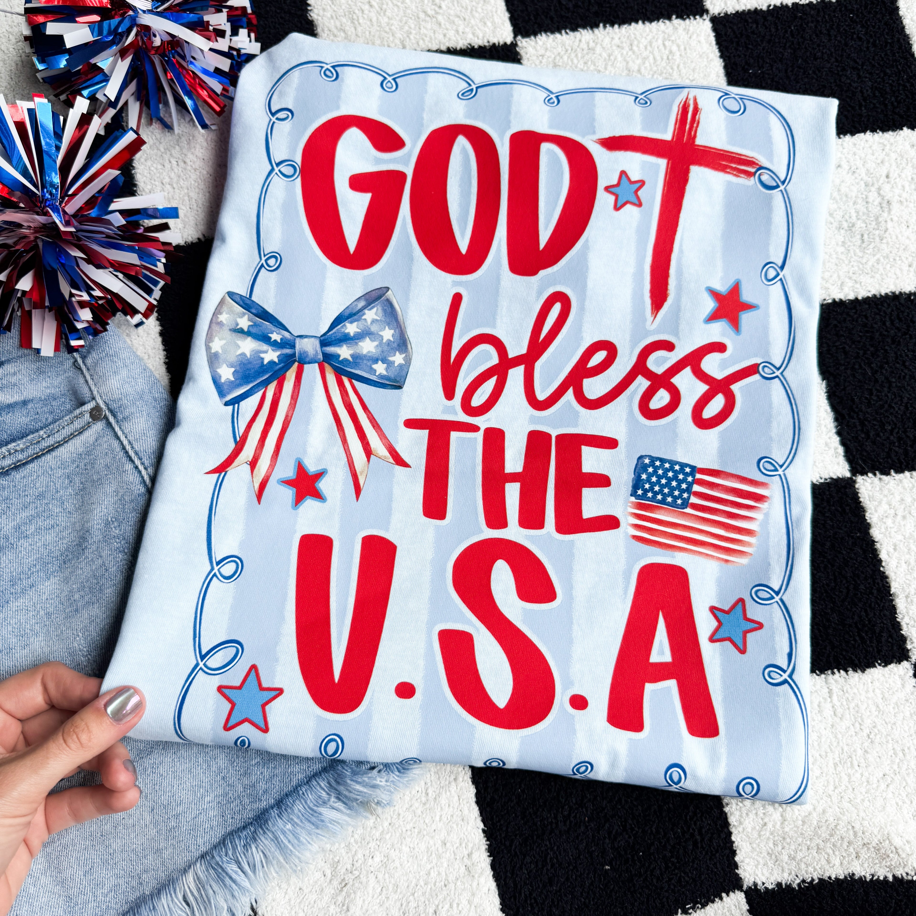 God Bless The USA Graphic Tee