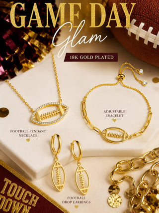 Gold Football Jewelry
