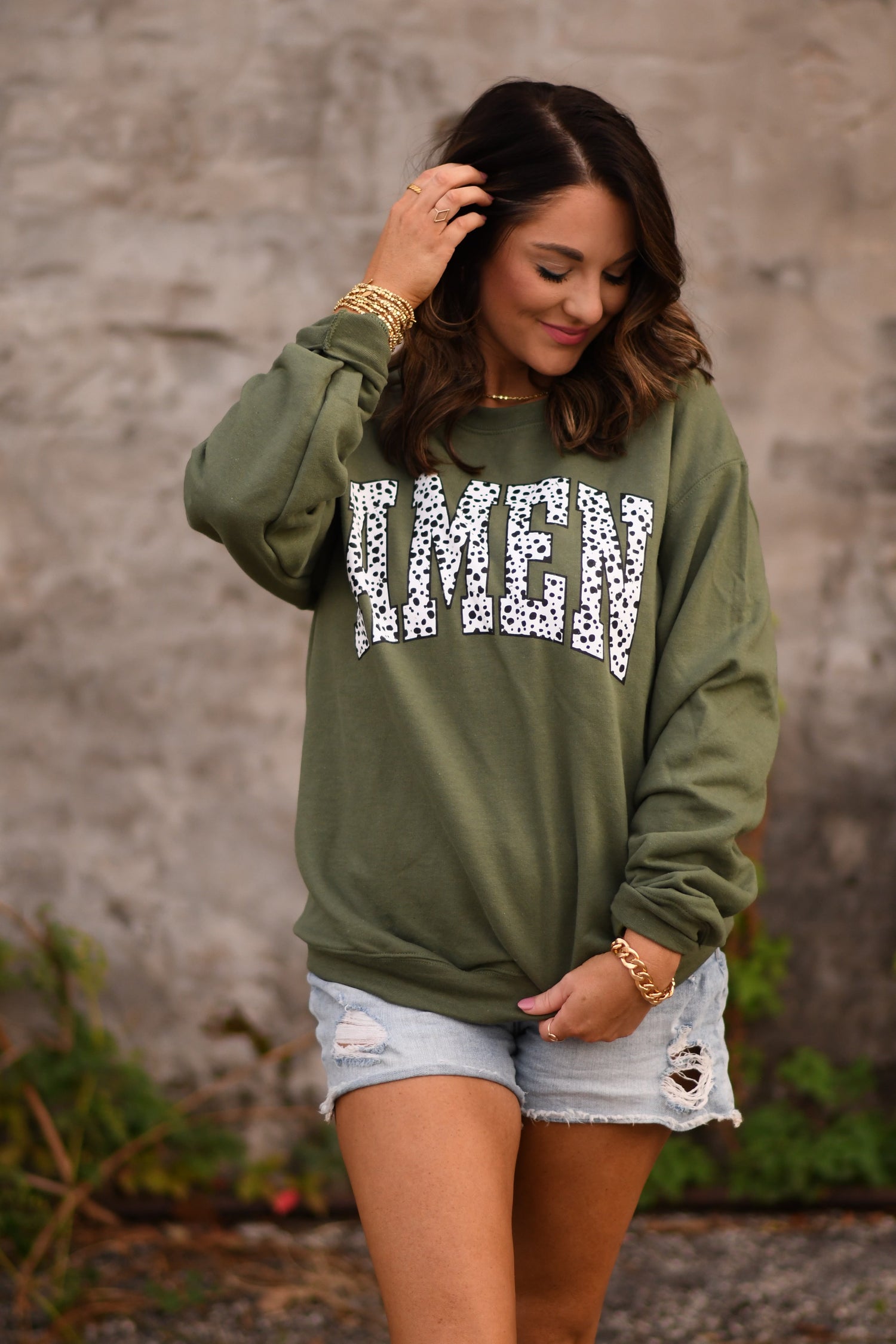 Dalmatian Amen Sweatshirt