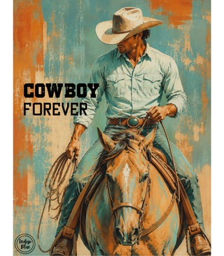 Cowboy Forever Rhinestone Tee