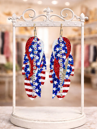 Star-Spangled Glam  Earrings