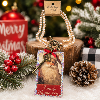 Santa's Magic Key Necklace by Sandra Ling Designs