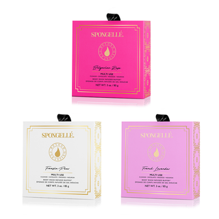 Body Wash Infused Buffer Floral Boxed Flower Set