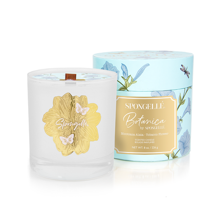Tobacco Flower Body Buffer &amp; Candle Set