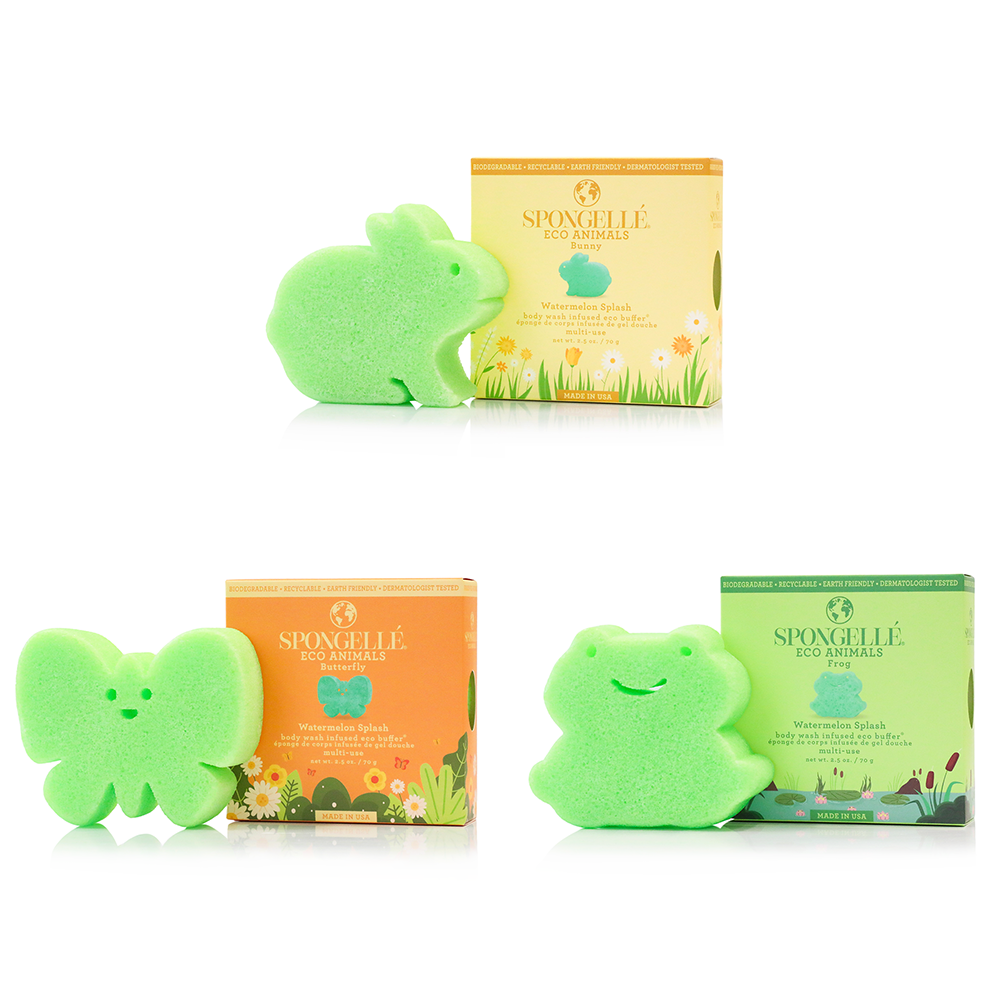 Body Wash Infused Buffer Eco Animals Assorted Pack