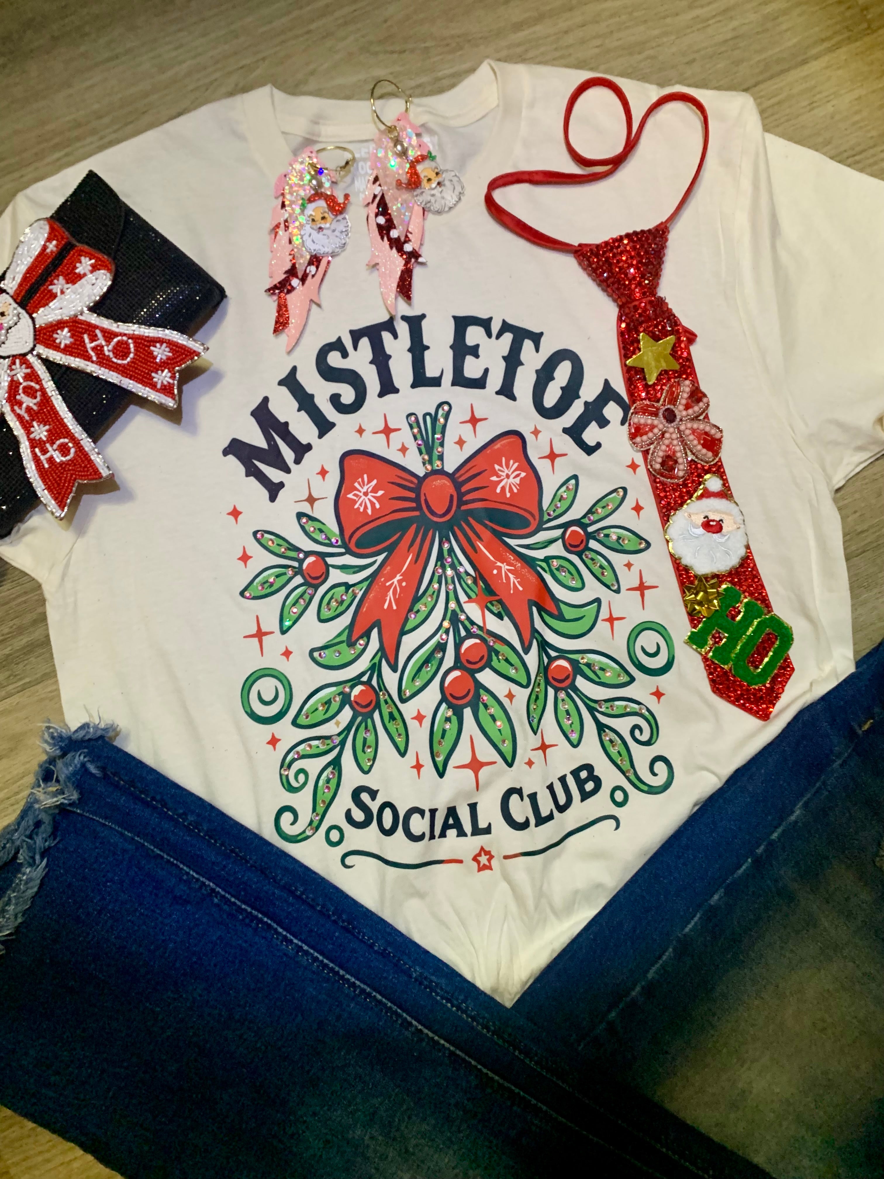 Mistletoe Social Club Tee