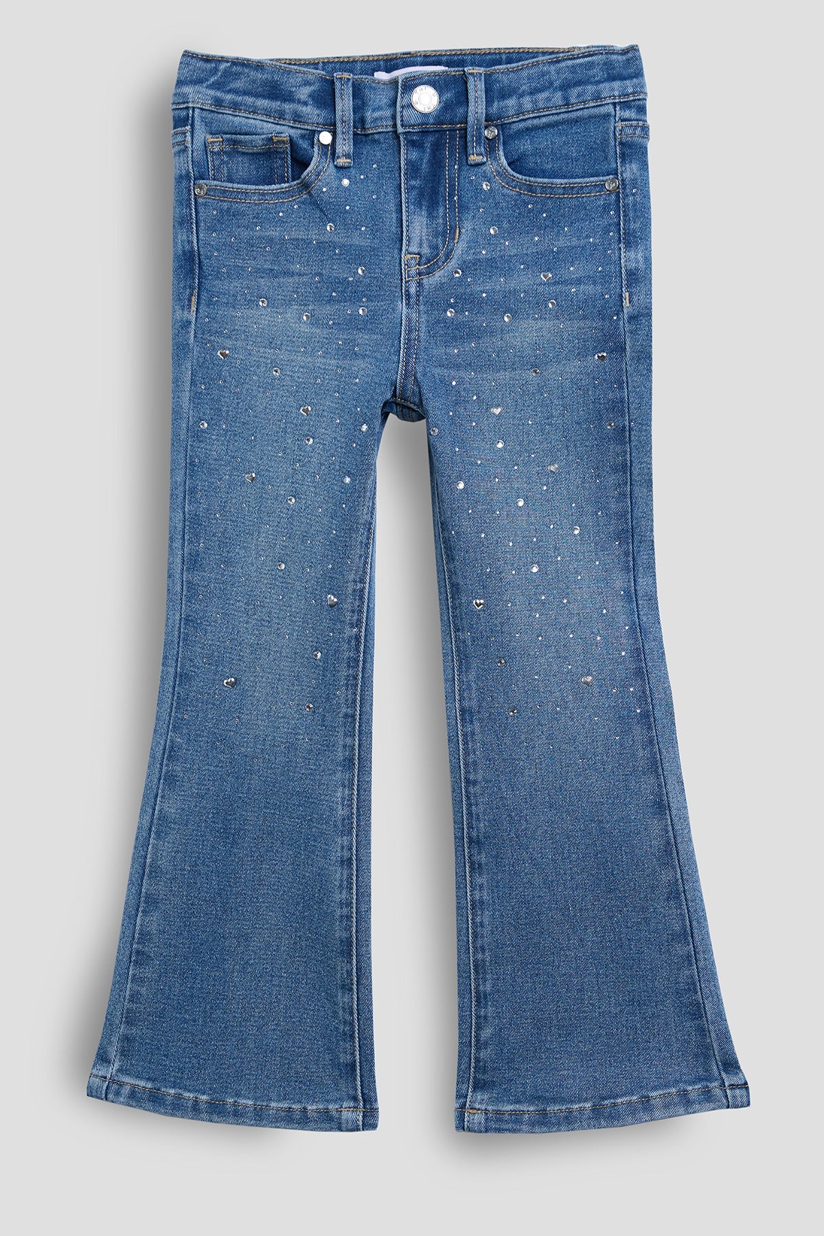 Baby Girls Rhinestone Flare Jeans