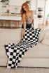 Home & Decor Penny Blanket Single Cuddle Size in Black Check