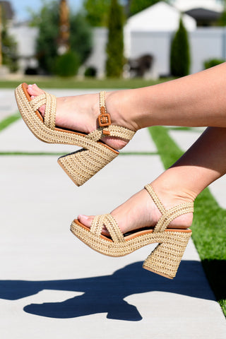 Shoes Bon Voyage Rope Woven Heel Shoes