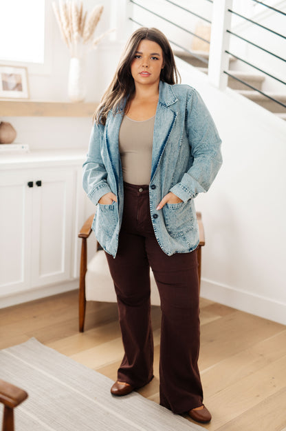 Denim Business Brunch Denim Blazer