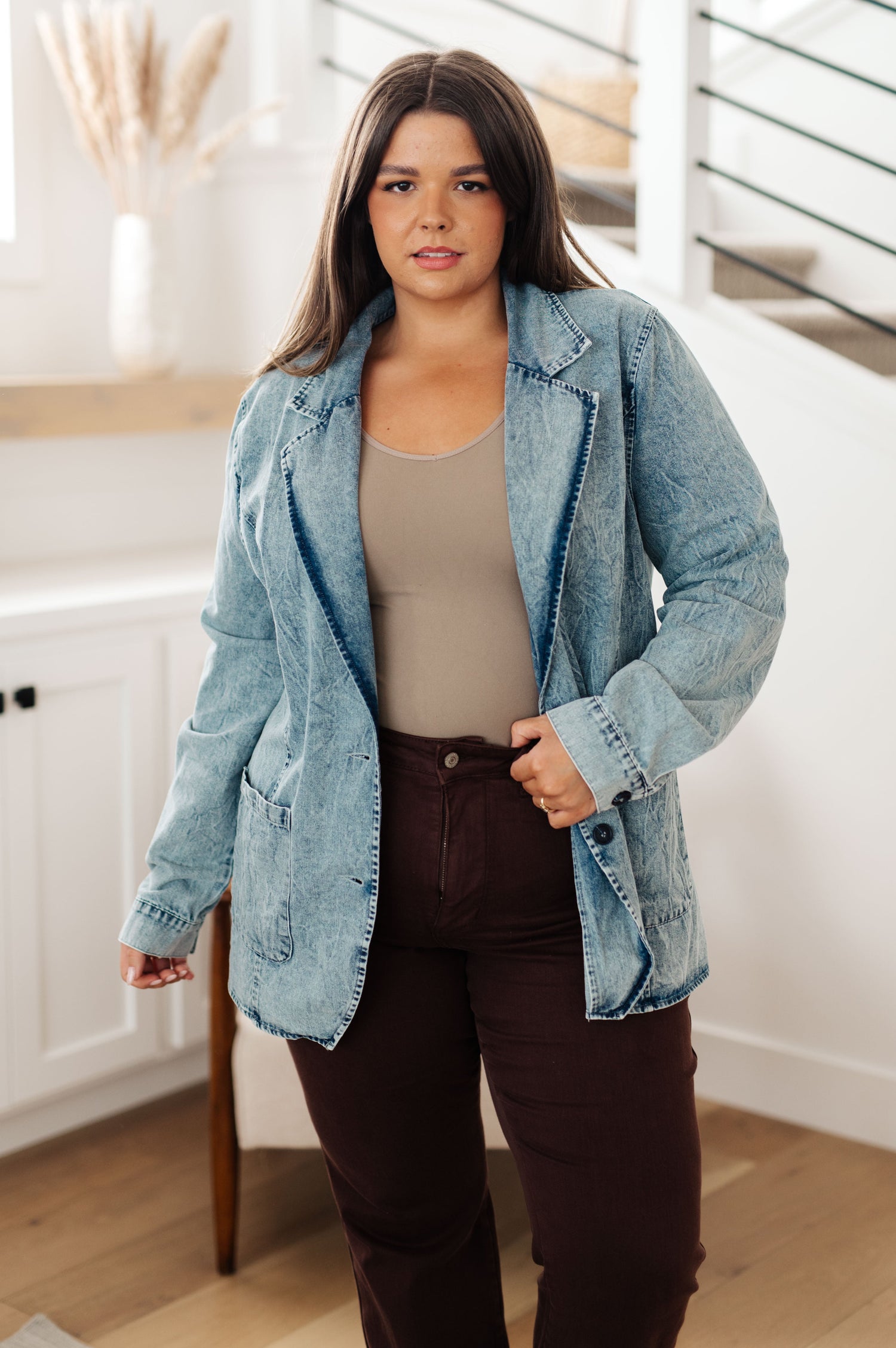 Denim Business Brunch Denim Blazer