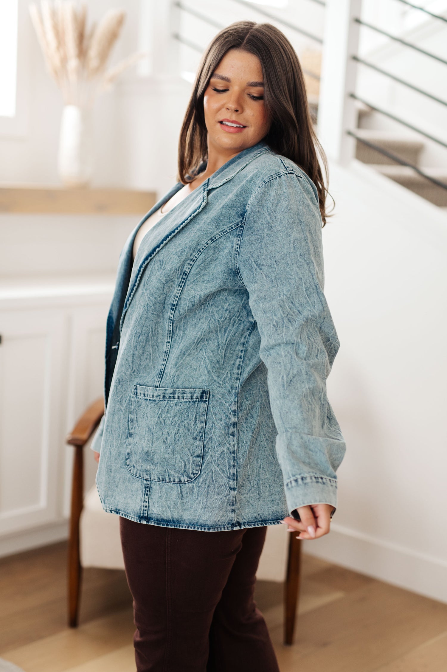 Denim Business Brunch Denim Blazer