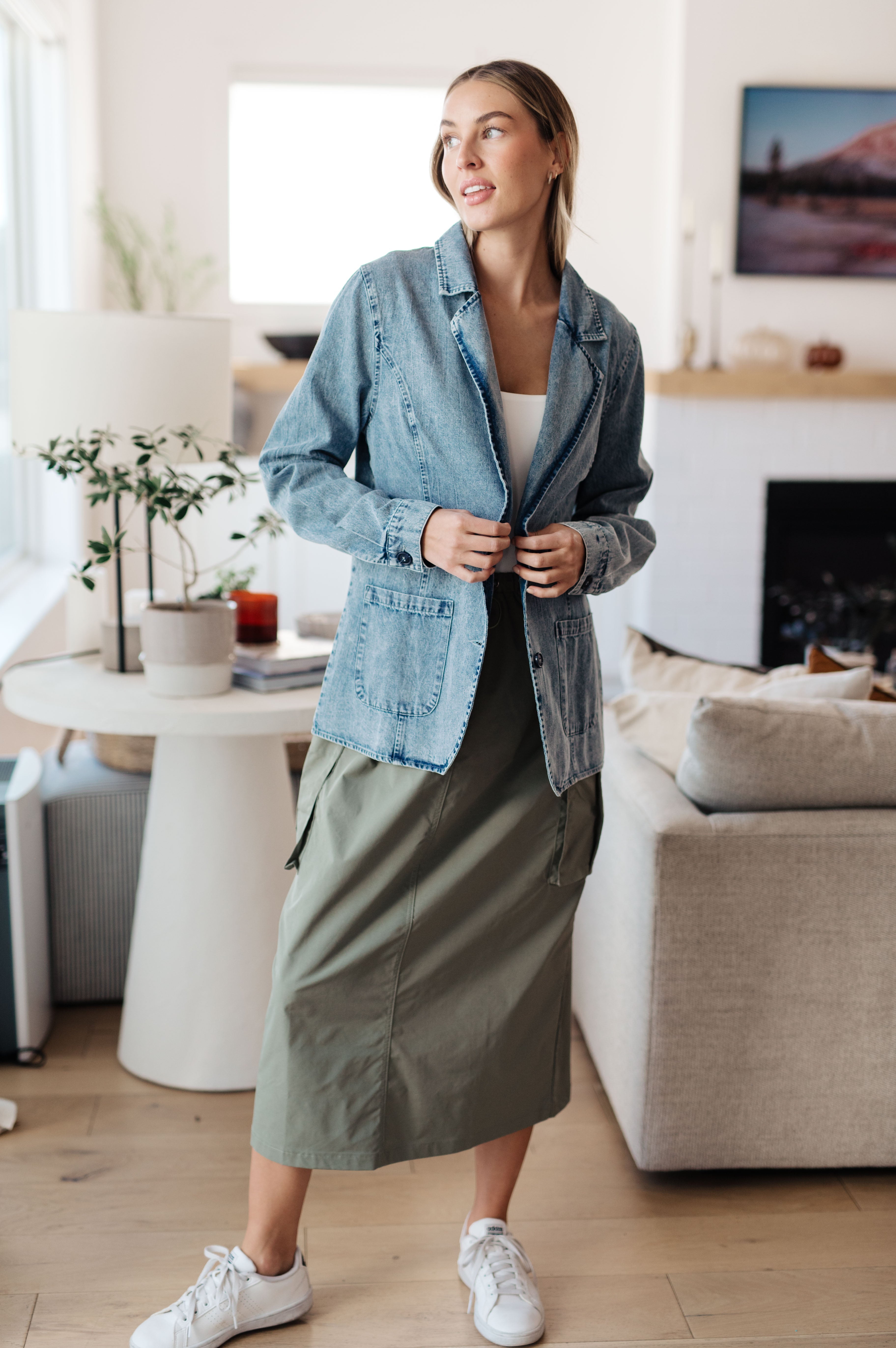 Denim Business Brunch Denim Blazer