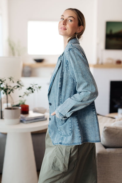 Denim Business Brunch Denim Blazer