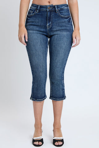 Pants Women's Luxe High Rise Capri with Side Slit