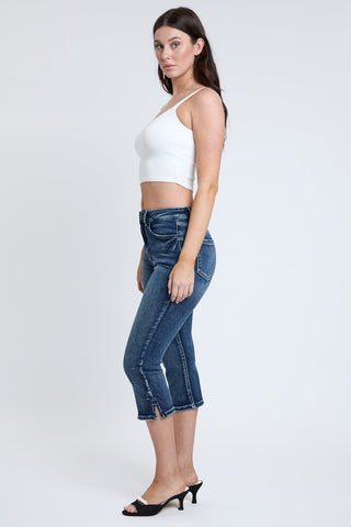 Pants Women's Luxe High Rise Capri with Side Slit
