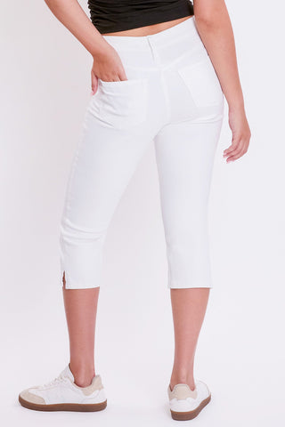 Pants Women's Luxe High Rise Capri with Side Slit