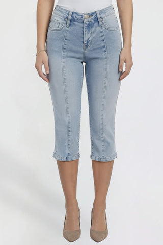 Women's Pin Tuck Capri