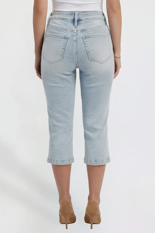 Women's Pin Tuck Capri