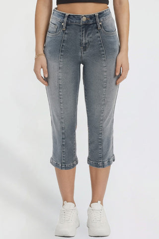 Women's Pin Tuck Capri