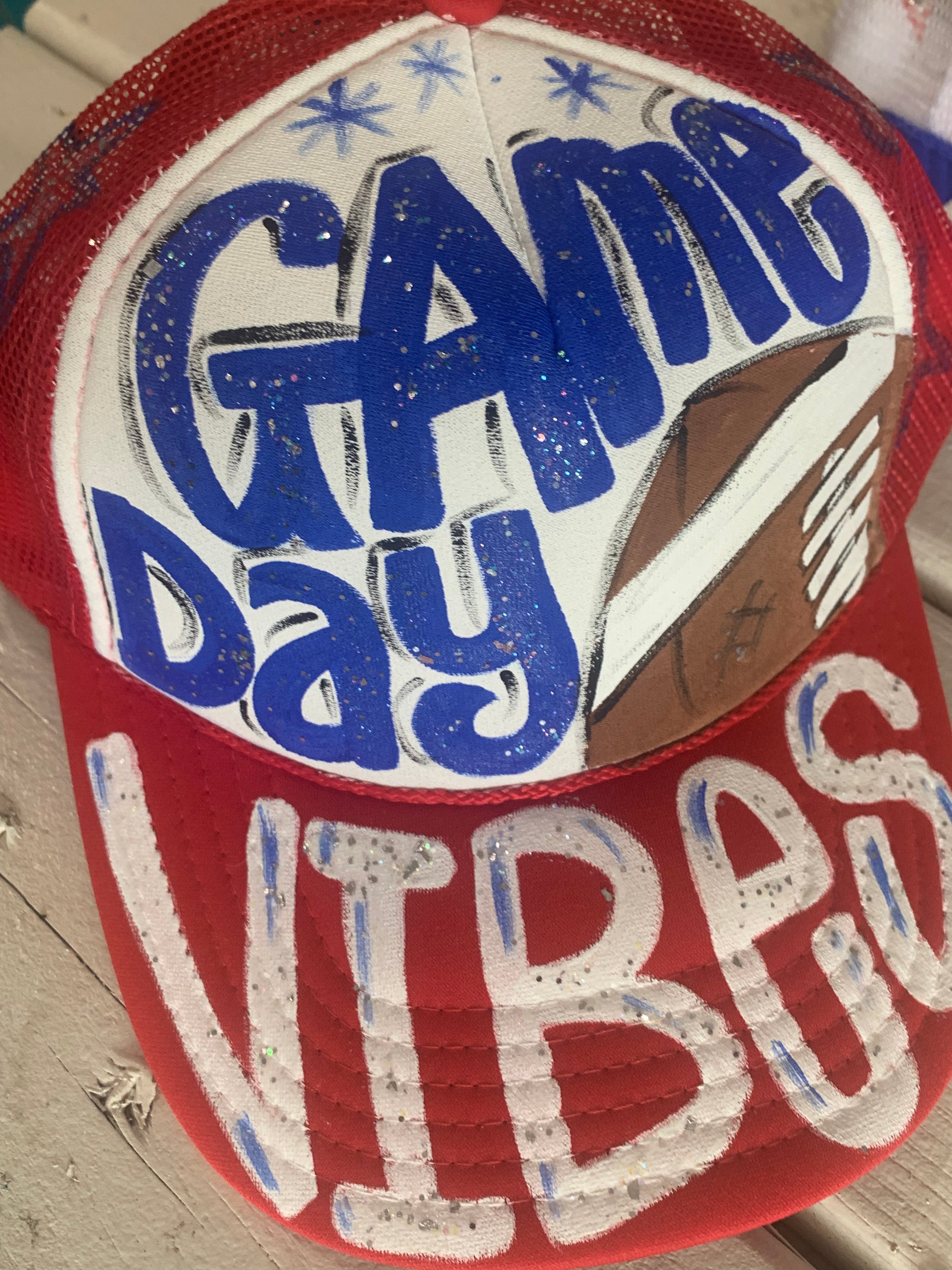 Hand Painted Game Day Trucker Hats