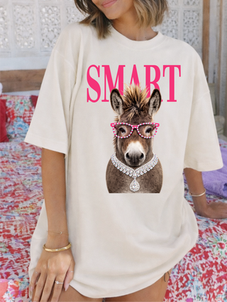 Smart A*s Crystal Graphic Tee