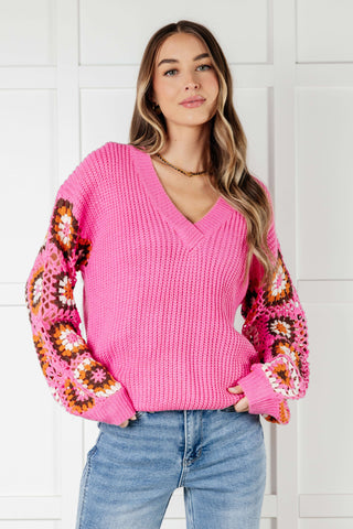 Tops Can't Stop this Feeling V-Neck Knit Sweater