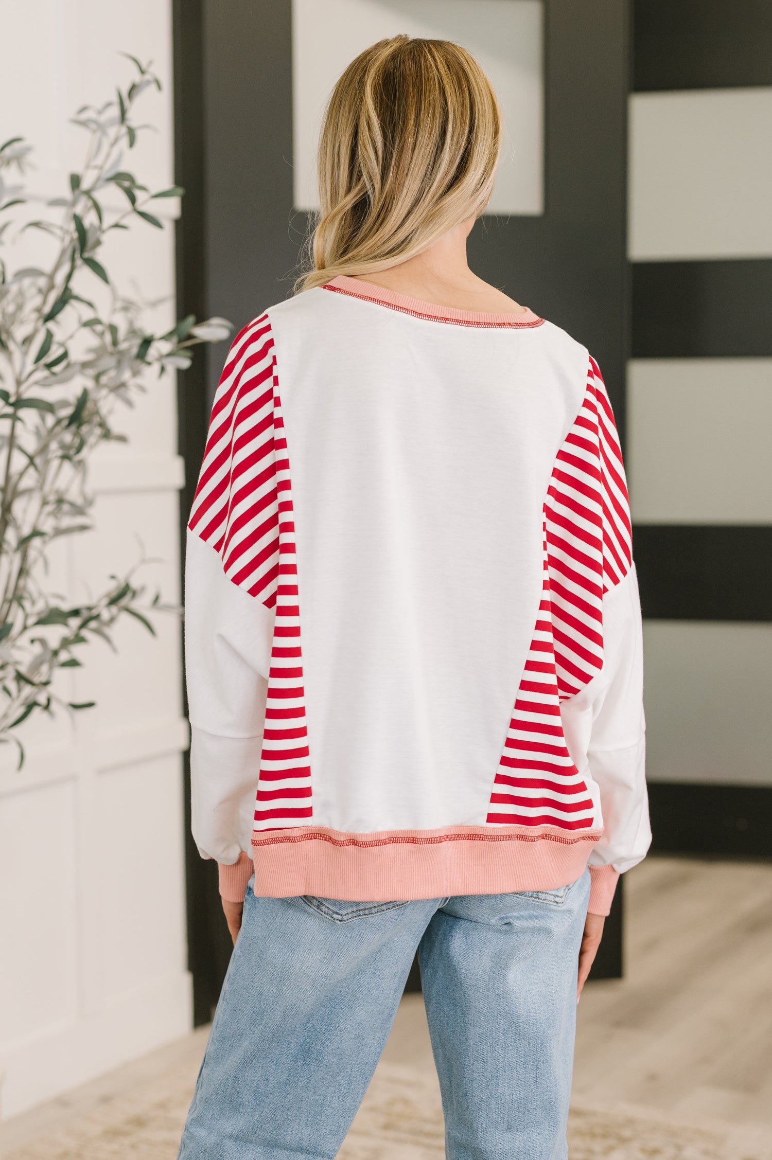 Candy Stripes &amp; Chill Sweatshirt