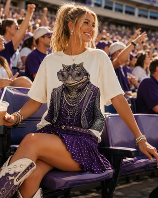 Gameday Frog Cream Graphic Tee 2079