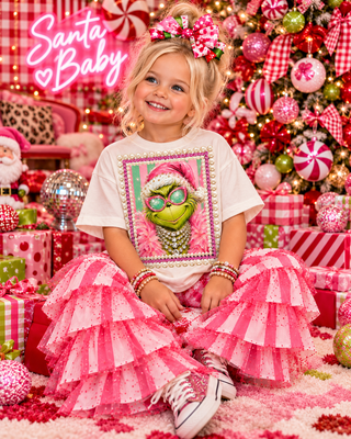 Green Man Cream Kids Graphic Tee 2141
