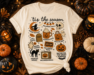 Tis the Season Cream Graphic Tee 2106