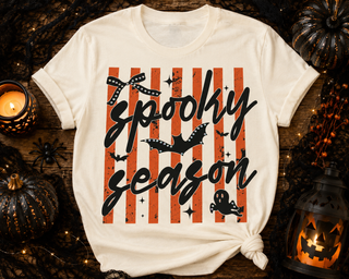 Spooky Season Cream Graphic Tee 2105