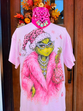 Sassy Grinch Rhinestone Tee