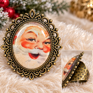 Saint Nick Bezel Ring by Sandra Ling Designs
