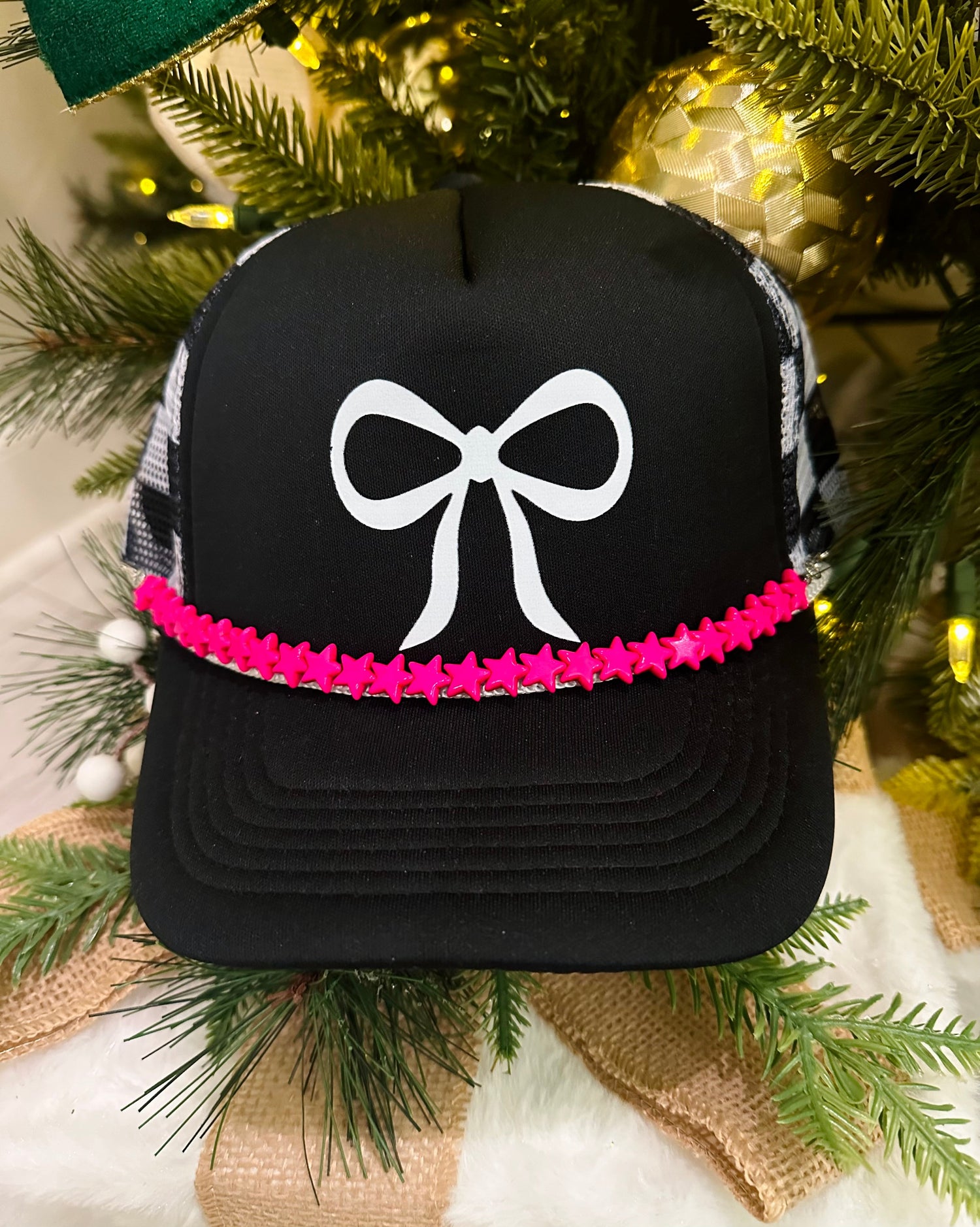 RTS Pink Star Hat Chain