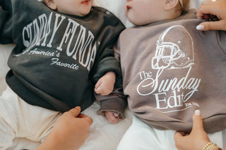 Sweatshirt Sunday Funday - Mini Crewneck