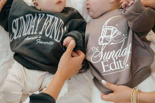 Sweatshirt Sunday Funday - Mini Crewneck