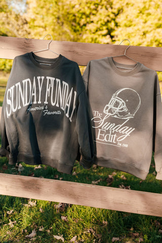 Sweatshirt Sunday Funday - Adult Crewneck