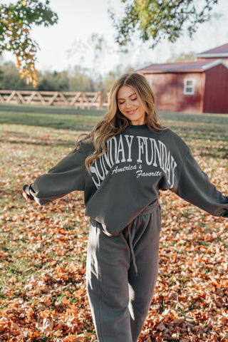 Sweatshirt Sunday Funday - Adult Crewneck