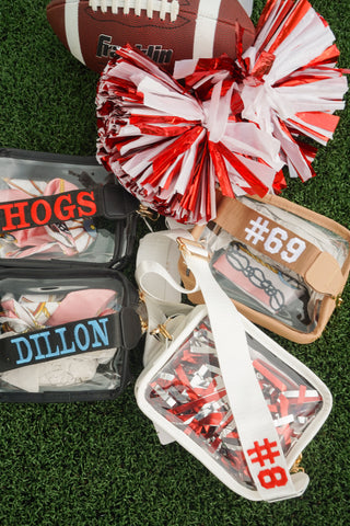 Clear Gameday + Concert Purse | Customizable
