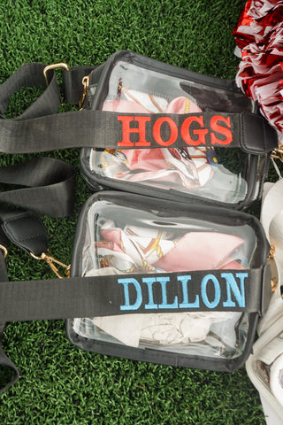 Clear Gameday + Concert Purse | Customizable