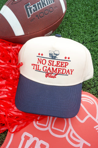 No Sleep Til' Gameday Vintage Trucker Hat