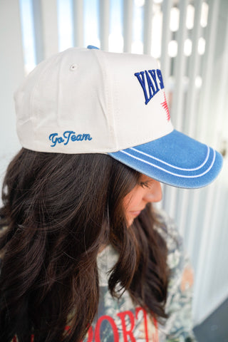 Hat Yay Sports! - Denim Vintage Trucker Hat