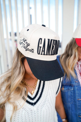 Hat GAMEDAY. - Not My First Tailgate Vintage Trucker Hat