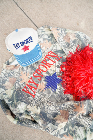 Hat Yay Sports! - Denim Vintage Trucker Hat