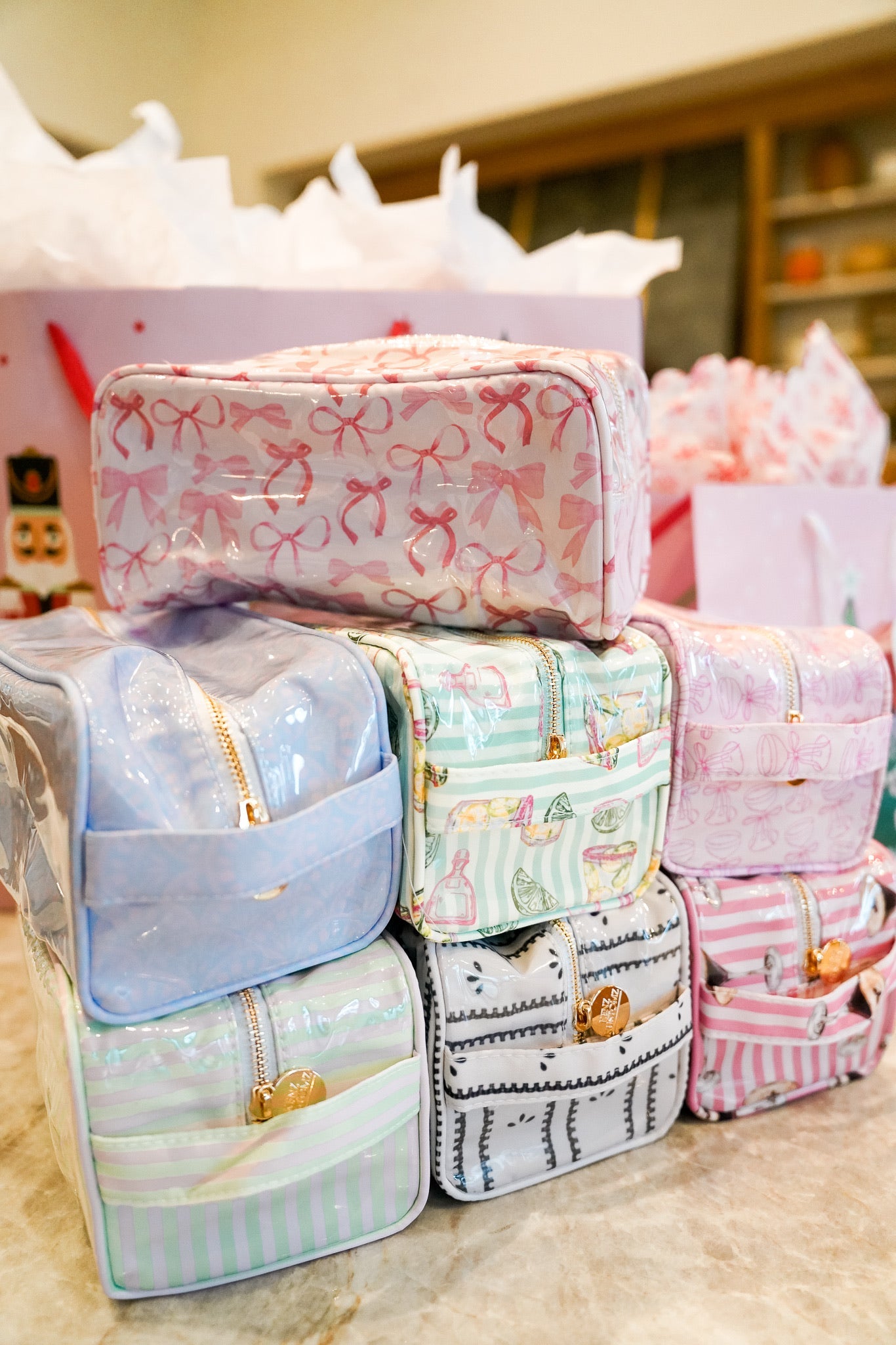 Clear Coat Toiletry Dopp Kit