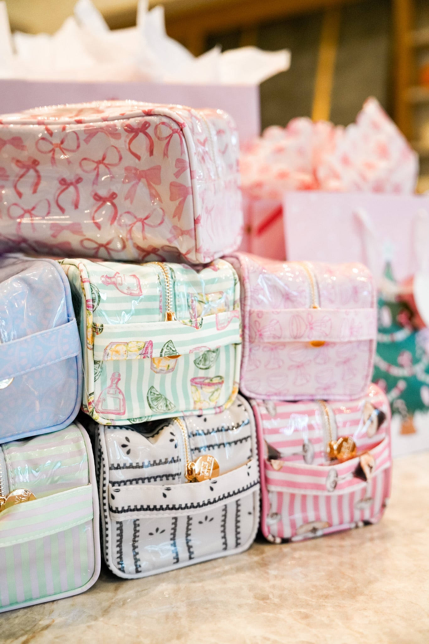 Clear Coat Toiletry Dopp Kit