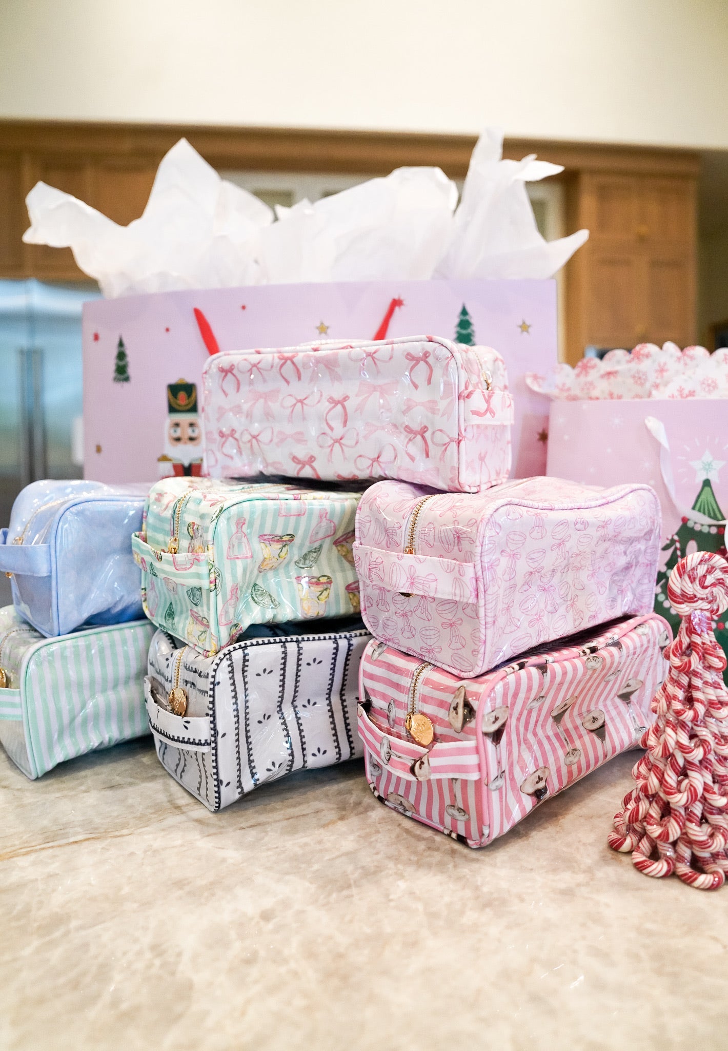 Clear Coat Toiletry Dopp Kit