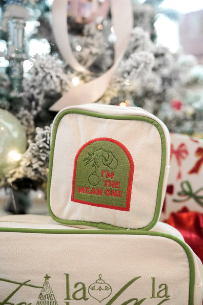 Im The Mean One - Green Canvas Mini