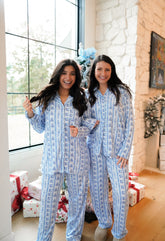 Pajamas Blue Christmas - Long Pajama Set